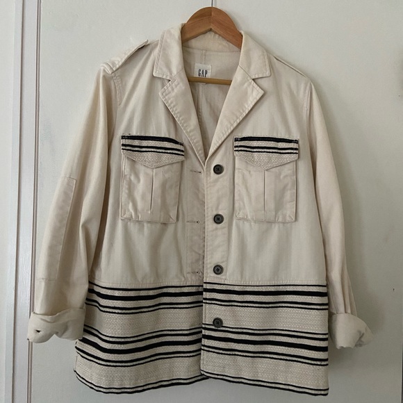 GAP Kahki Cotton Blazer - Picture 1 of 6